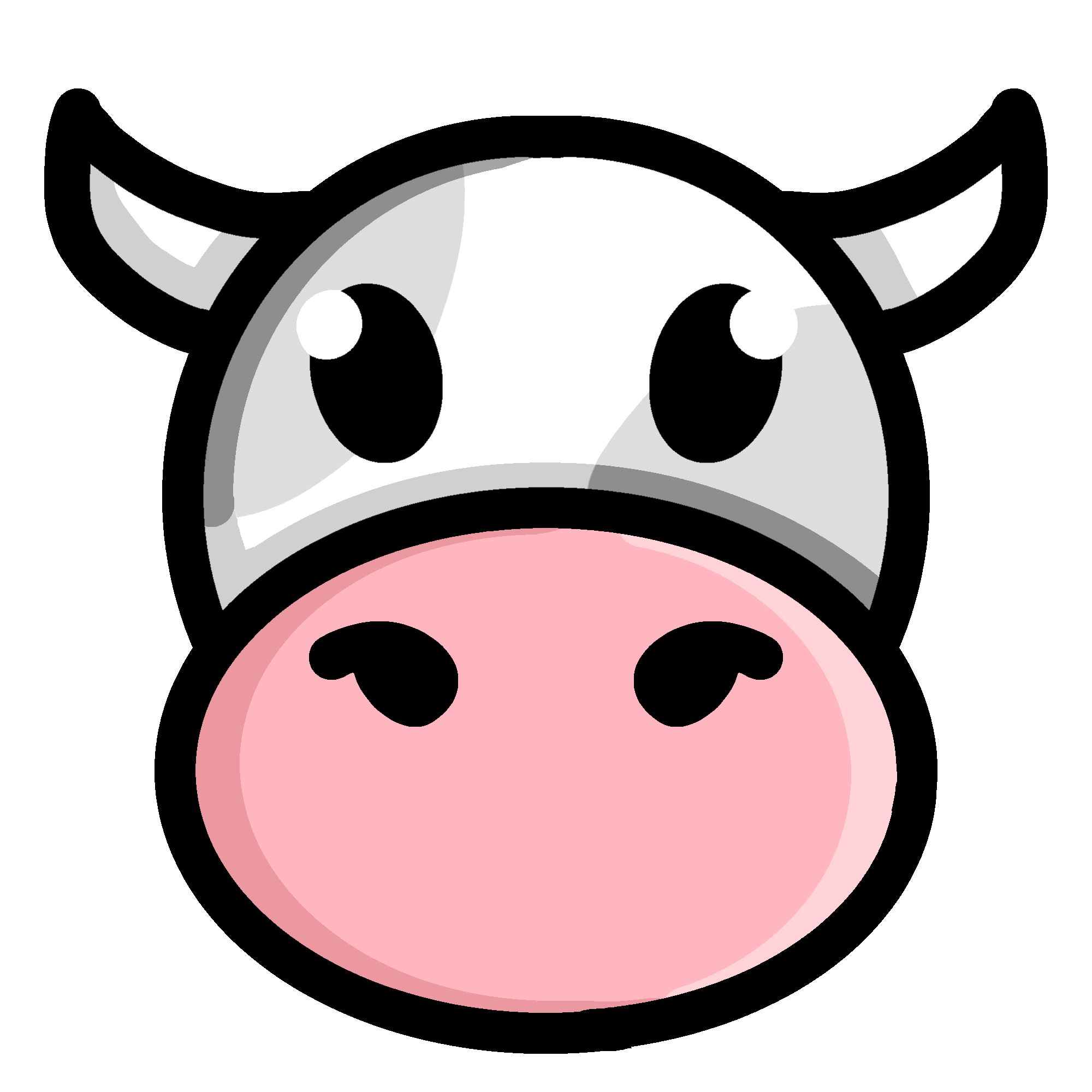 OpenMoo logo: the head of a cow